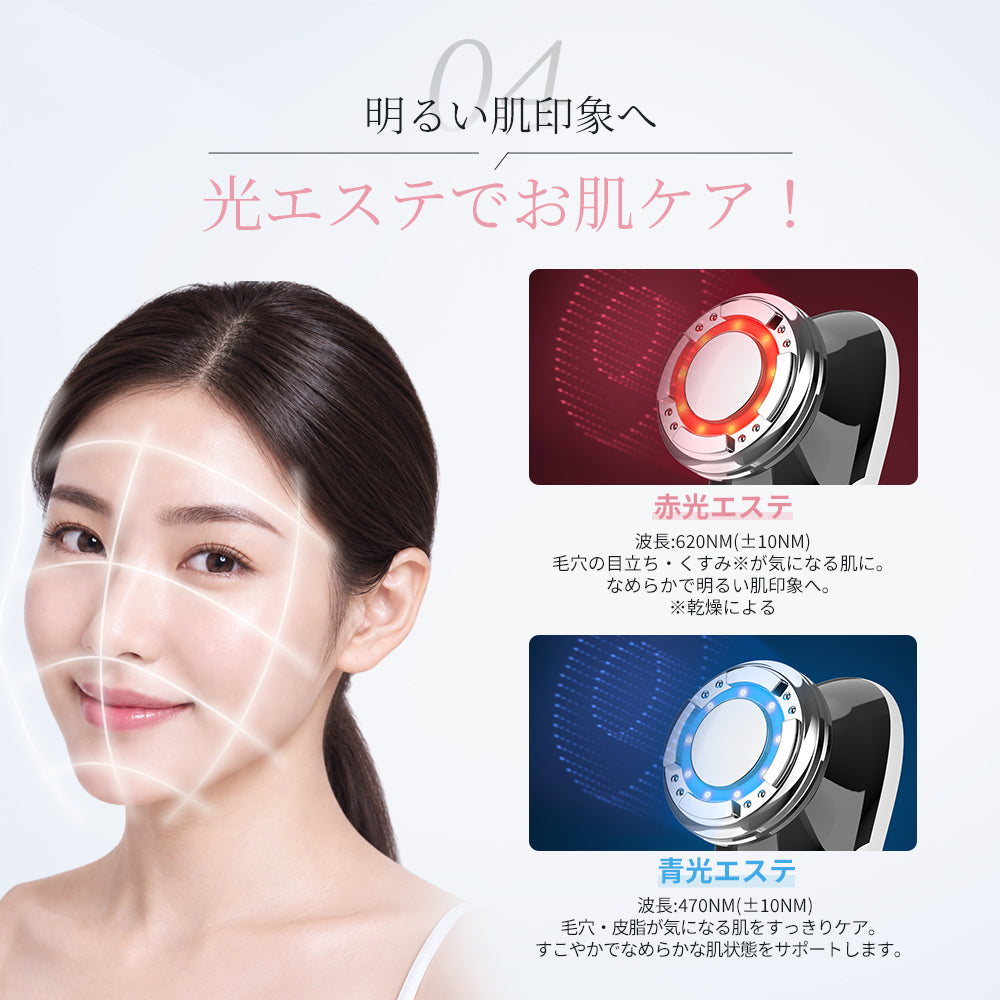 多機能温冷美顔器 1台8役 定番
