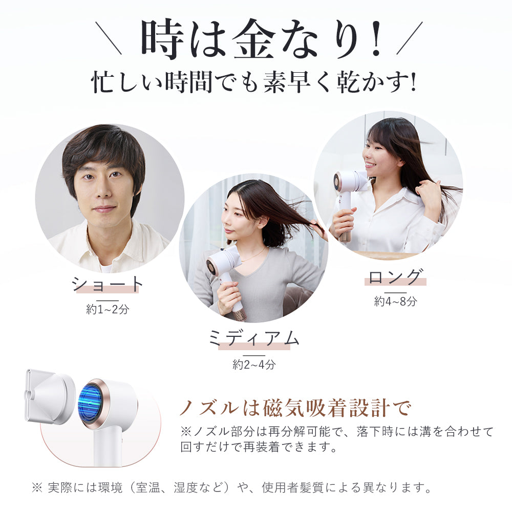 ANLANダブルケアドライヤーMATE AI機能搭載 子供モード 速乾性抜群