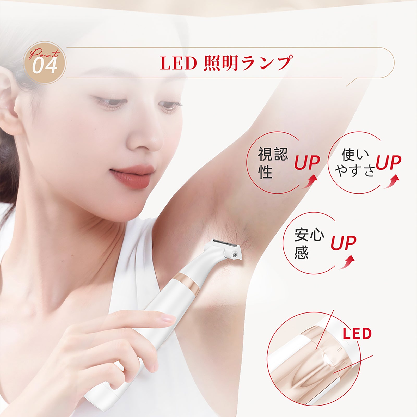 ANLAN エピラボ ゼロタッチ | ボディーシェーバー