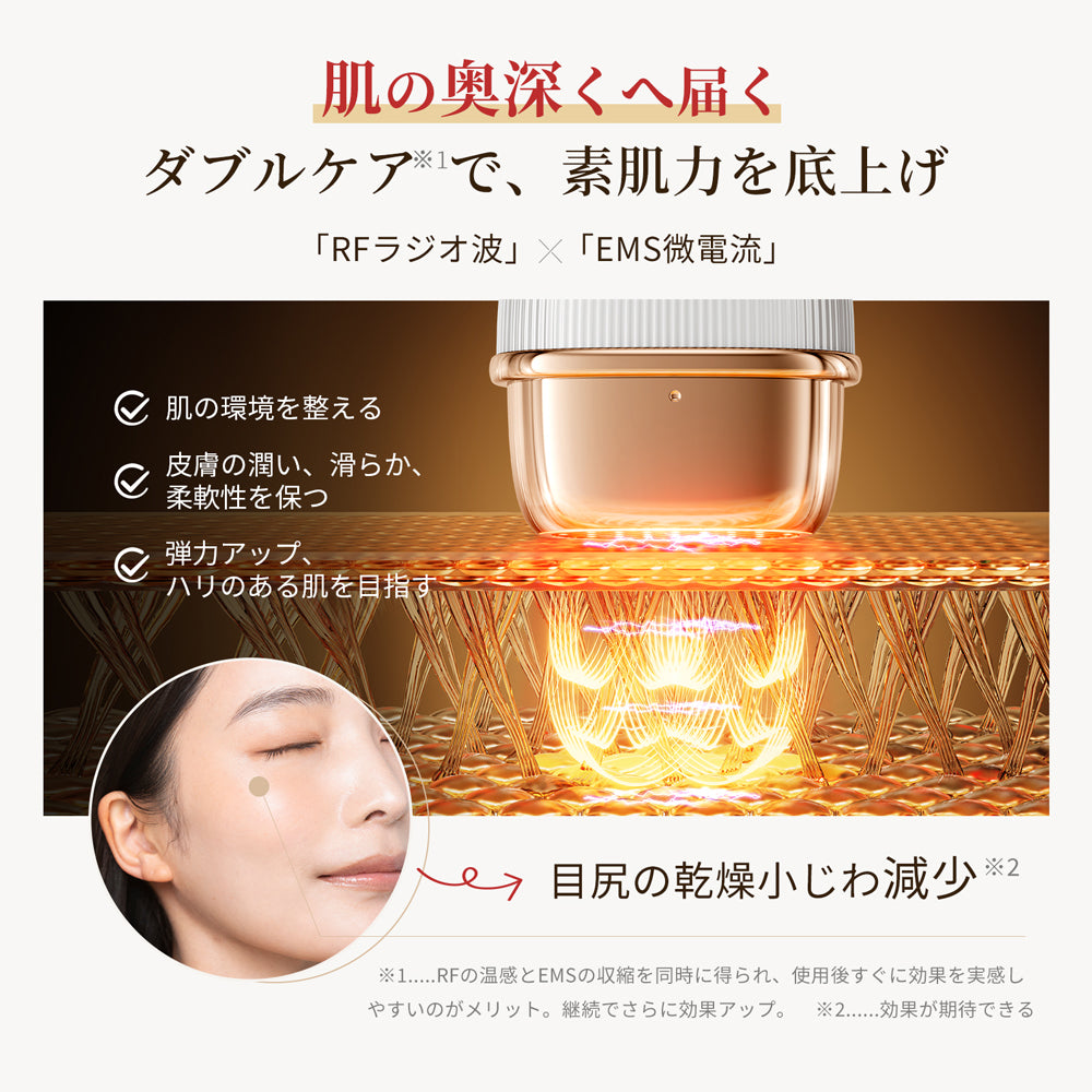 ANLAN【ミニRF美顔器 3色エステ】未開封 ANLAN ミニRF美顔器 anan雑誌手のひらサイズ光エステ賞 1MHz