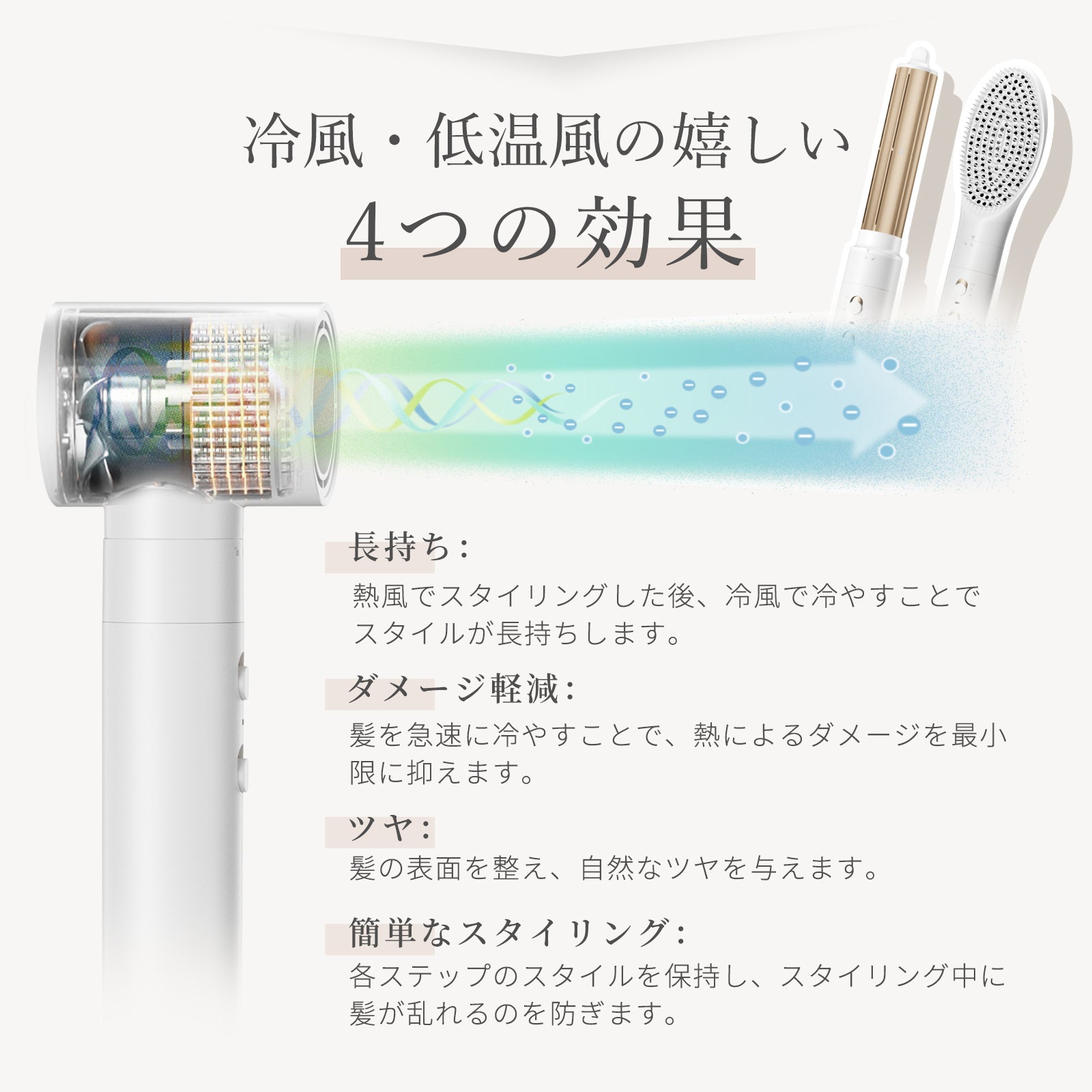 【マルチドライヤー】 1台3役