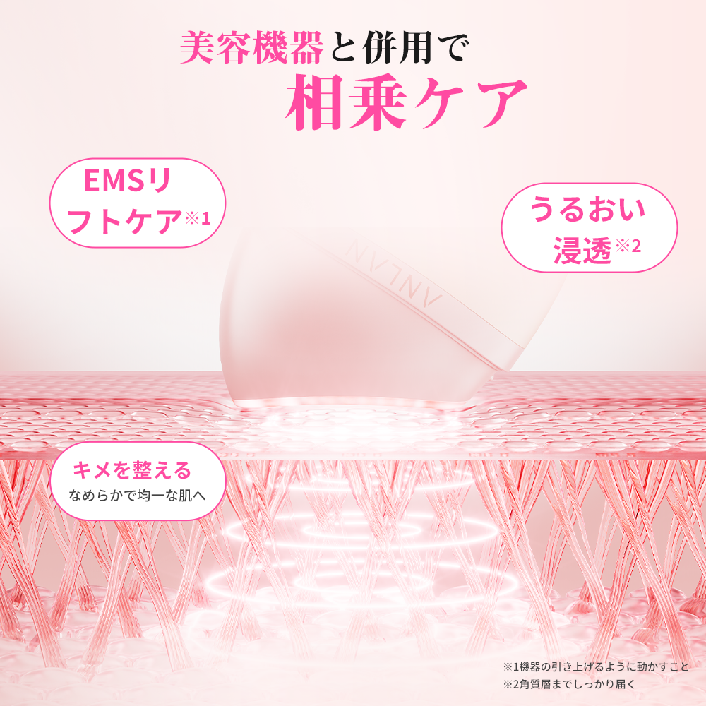 ANLANVモイスト美容液 EMS導電とうるおいケアをこの1本に 1.5mlx20本 洗い流し不要 使い切りタイプ 日本製
