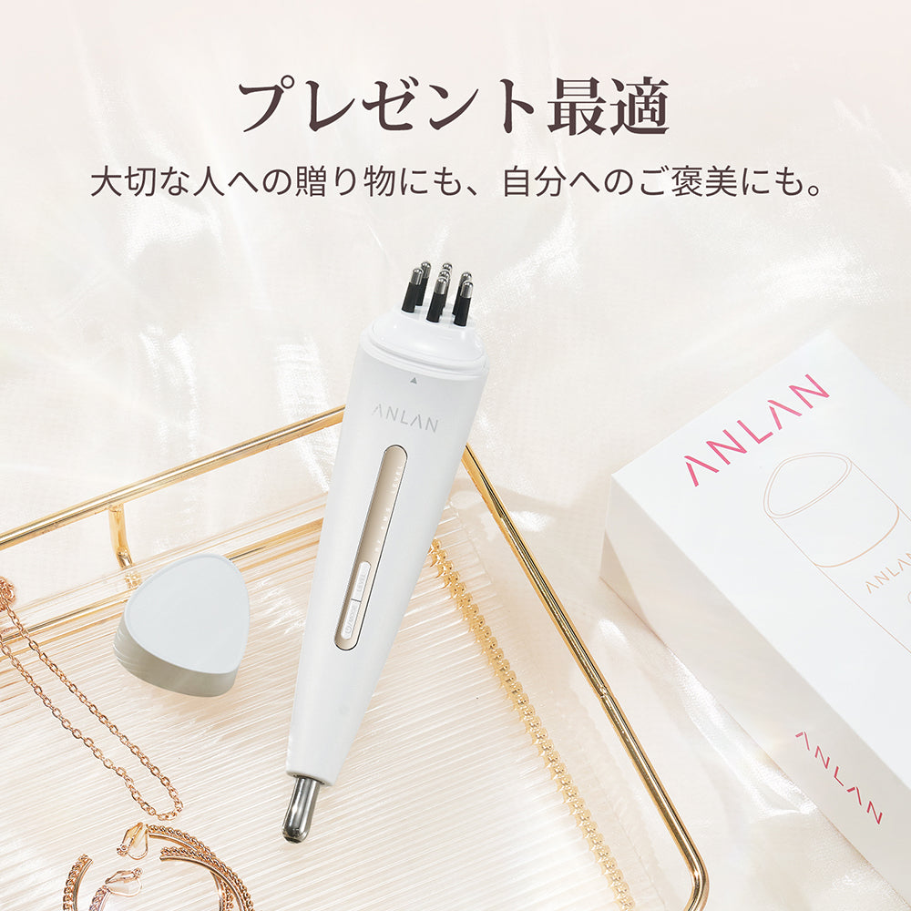 【新品未使用】ANLAN ダブルポインター 美顔器 フェイスポインター 公式】顔の筋膜リリースでスッキリ！ANLAN フェイスポインター BM303