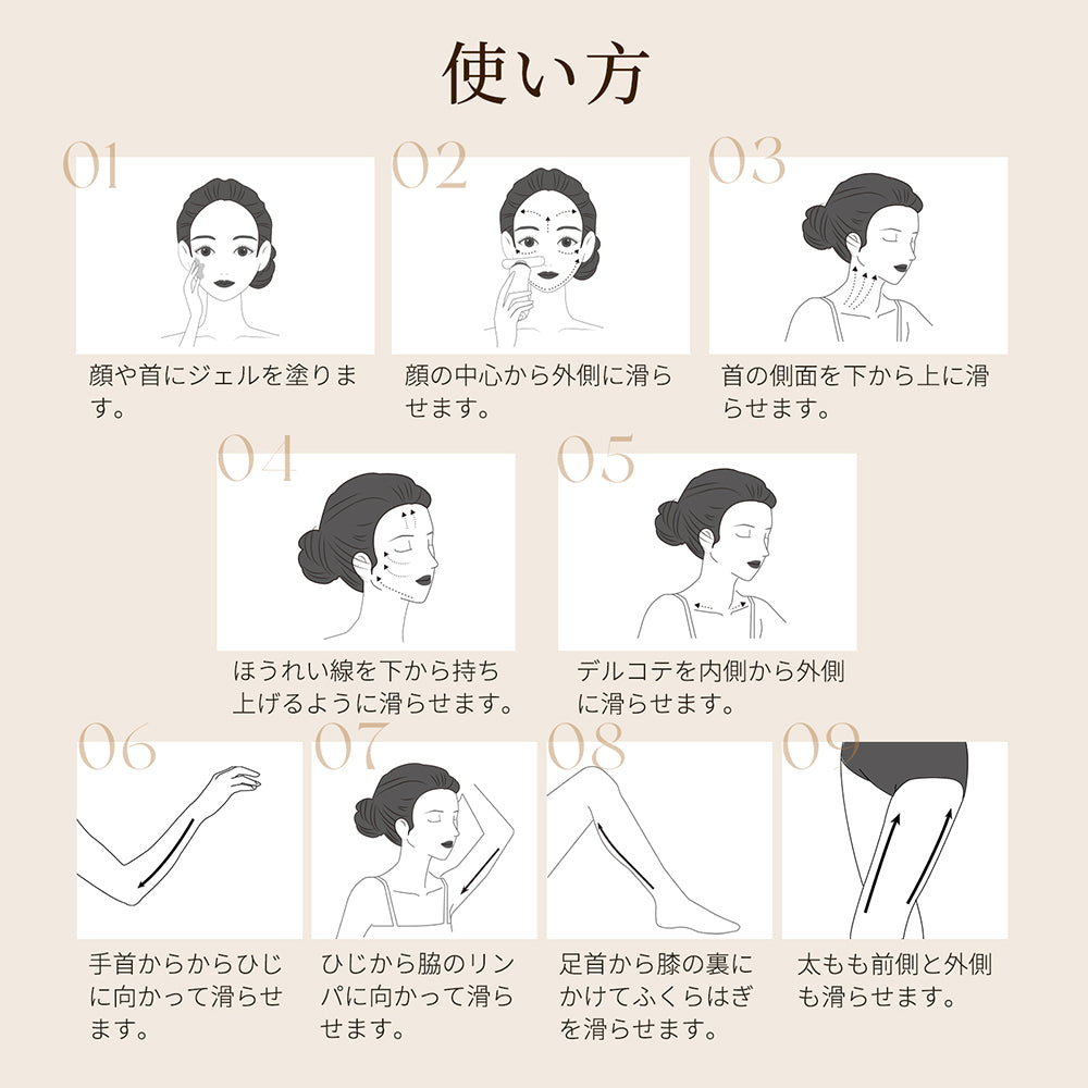 【K24金メッキ】リフト美顔器