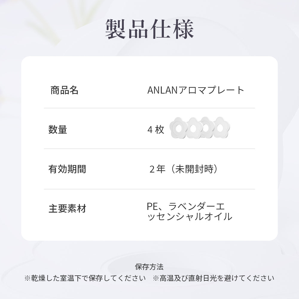 ANLAN アロマプレート フエイススチーマーZ32専用
