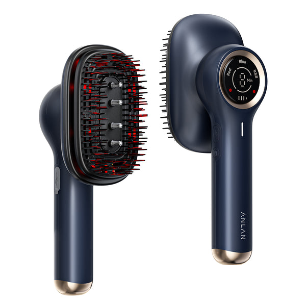 毎日8分で見違えるツヤ髪に！スカルプリフレブラシ 電動頭皮ケア LED 薄毛対策 育毛