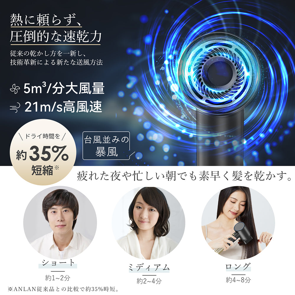 【ダブルケアドライヤー】 美人百花速乾ドライヤー部門NO1